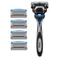 Cheap razor, buy quality beauty & health directly from china suppliers:12 blades/pack new original schick genuine quattro titanium comfortable replacement manual razor blade man male in stock enjoy free shipping worldwide! Schick Hydro Sense Hydrate Razors For Men With Skin Guards And Shock Absorbent Technology 1 Razor Handle And 5 Razor Blades Refills Razor 5 Refills Walmart Com Walmart Com