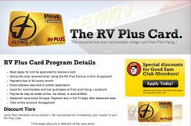 Discounts of at least $.05 off every gallon of gas and $.08 off every gallon of diesel in the united states. The Rv Plus Car From Pilot Flying J The Touring Camper