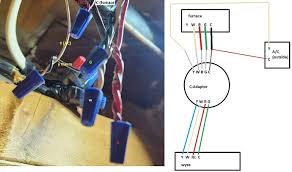 thermostat install with no control