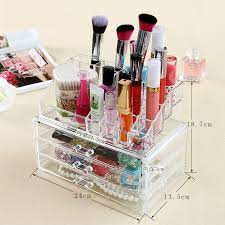 acrylic cosmetic drawer clear perspex
