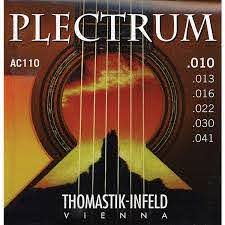 Thomastik Ac110 Plectrum Bronze Extra Light Acoustic Guitar Strings Music Arts