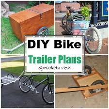 12 diy bike trailer plans to make your