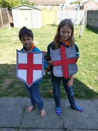 St george's day is the patron saint's day of england, marked around the country on 23 april each year. St George S Day Shield Mum S Family Fun