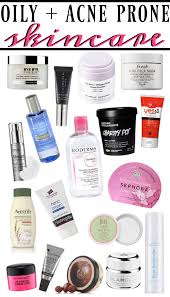 skincare favorites for oily acne e