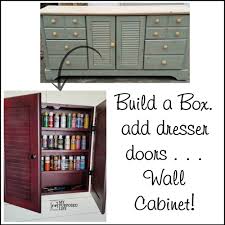 wall cabinet craft storage