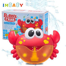 3.7 out of 5 stars 965. Imbaby Crabs Frog Bubble Machine Baby Bath Toy Pool Swimming Bathtub Soap Machine Toys For Children Kids With Music Buy At The Price Of 9 23 In Aliexpress Com Imall Com