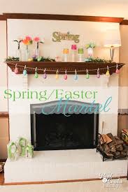 Easter Spring Mantel