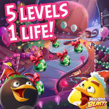 Angry Birds Blast - Time for a festive treasure hunt in Santa's  workshop!❄️🎅🏻❄️Prove your awesome blasting skills by finishing 5 levels  with 1 life to win some cool rewards! ❄️🎄🎁