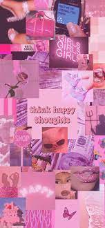 think happy thoughts aesthetic pink