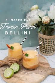 perfect frozen peach bellini s