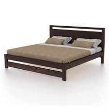 Solid Wood Full Back Queen Size Bed For