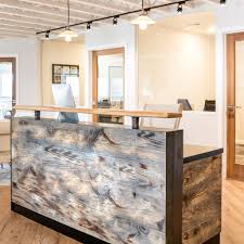 At a reception desk you may ask how to gain access to different parts of the building. Buy Hand Crafted Reclaimed Distressed Wood Memphis Reception Desk Made To Order From Reception Counter Solutions Custommade Com