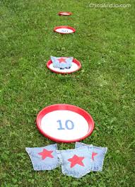 make a bean bag toss game chica and jo