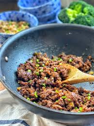 easy healthy one pan mongolian beef