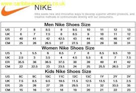 Nike Shoes Size Chart Nike Shoes Uk