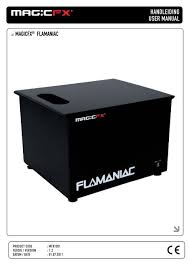 Manual Flamaniac English Pyropak