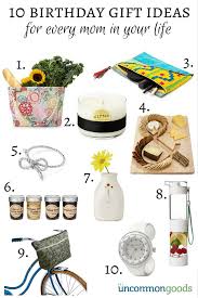 10 birthday gifts for moms from