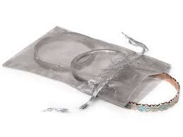 silver organza bags 4x6 nashville wraps