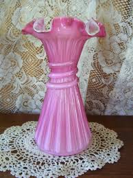 Gorgeous Vintage Fenton Glass Pink Art