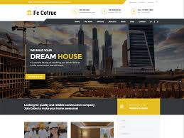 Website Template Building Company Fc Cotruc Free Construction