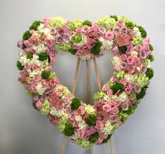 From heart shaped funeral wreaths, to heart memorial flowers for funerals, and unique heart funeral flowers, the heart shaped sympathy arrangements are these heart flowers for funeral settings are popular choices as they carry an additional meaning. Pink Remembrance Heart Funeral Service Glendale Florist In Glendale Ca Glendale Florist