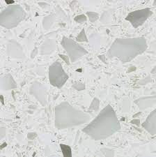 White Recycled Glass Countertop