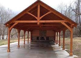 Timber Frame Pavilion For Your Outdoor