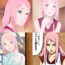 Adult Sakura with long hair looks too good I'm on my way to ban scissors in  Konoha ✂️❌ : r Naruto