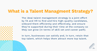 strong talent management strategy