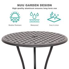 Nuu Garden 3 Piece Cast Aluminum Patio