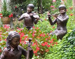 Bronze Children Garden Statues