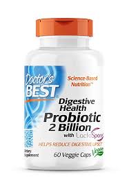 Buy Doctor's Best Digestive Health Probiotic 2 Billion CFU with Lactospore  Veggie Caps, 60 Count Online at Low Prices in India - Amazon.in