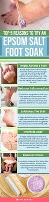 benefits of epsom salt foot soak how