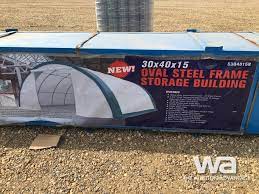 30 x 40 x 15 ft single truss tarp shed