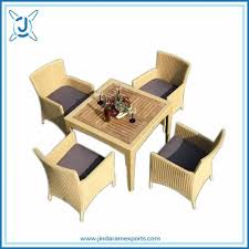 durable outdoor rattan dining table