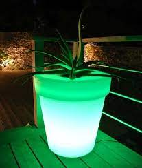 Illuminated Planter Pot Ip54 Rated