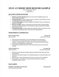 Surprising Stay At Home Mom Resume Sample   Resumes For Moms   CV     Resume    Glamorous How To Update A Resume Examples    Interesting    