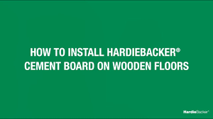 install harbacker cement board