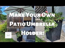 Diy Planter Patio Umbrella Holder