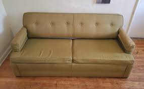 superb simmons mcm couch with foldout