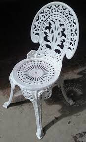 white wrought iron chair off 58