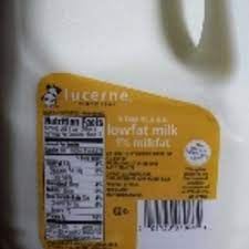 lucerne 1 lowfat milk and nutrition facts