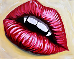 paint nite on demand vire lips with