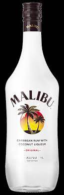 malibu coconut rum lit bottle values