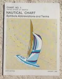 Details About Nautical Chart Symbols Abbreviations And Terms Chart No 1 Ninth Edition 1990 Usa