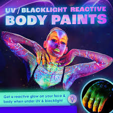 neon nights uv body paint set