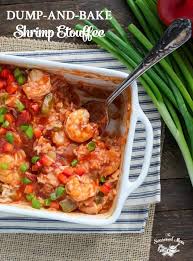 shrimp etouffee with rice dump and