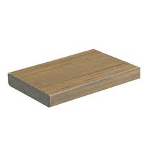 weathered teak square pvc deck board