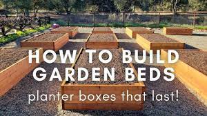 how to build durable raised garden beds