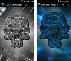 3d skull live wallpaper apk
